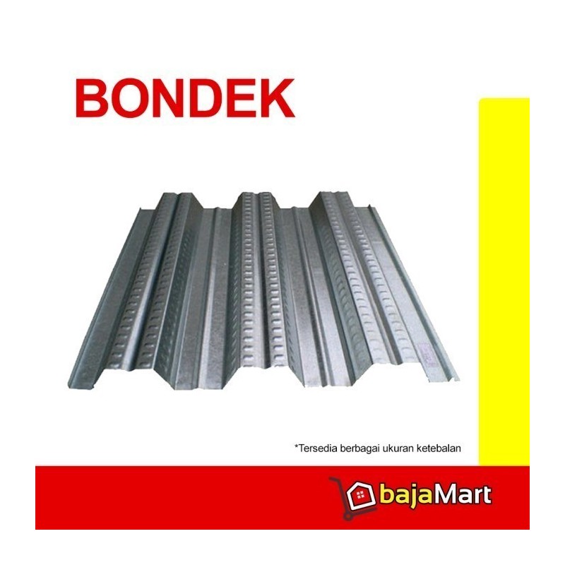 Bondek/Floordeck/Bondeck/Alas Cor tebal 075mm 5 meter